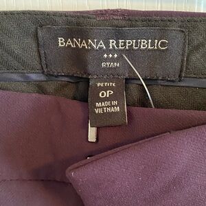 Banana republic, Ryan fit pants, size 0P,